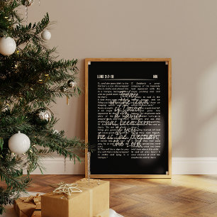 Christmas Story Nativity Wall Print