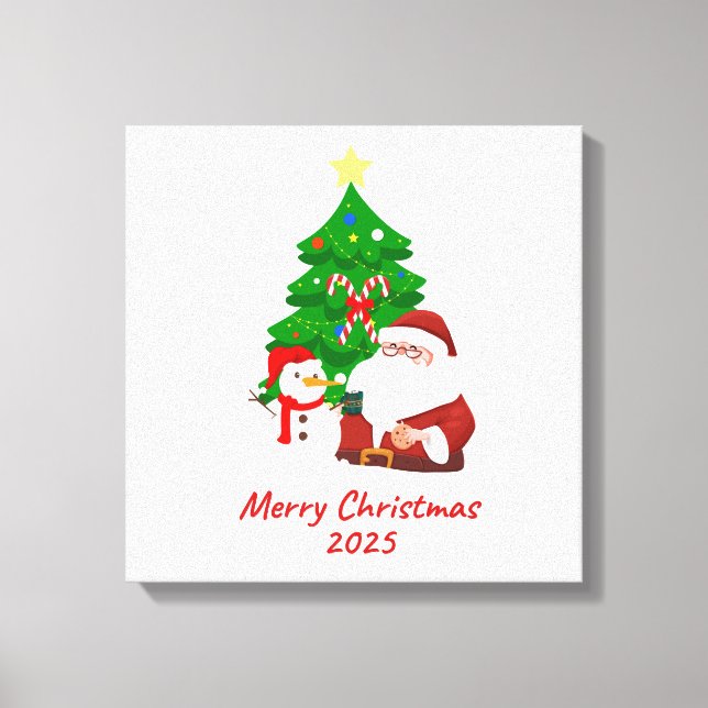 Christmas Stretched Canvas  Print (Front)