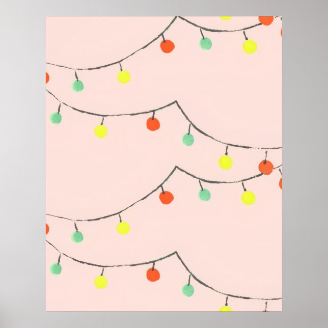 Christmas String Light  Poster (Front)