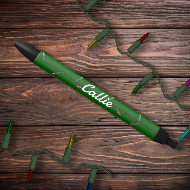 Christmas String Lights Black Ink Pen (Creator Uploaded)