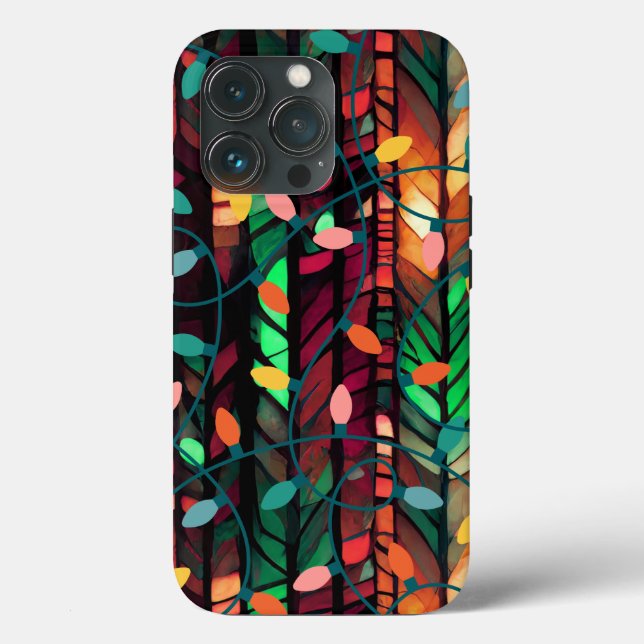 Christmas String Lights Colourful Bulbs  Case-Mate iPhone Case (Back)