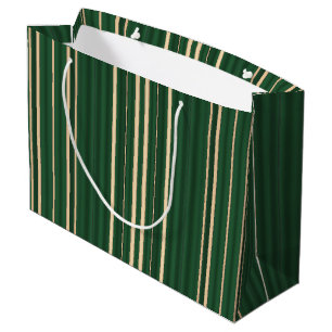 Christmas Stripes-4-GIFT BAG L