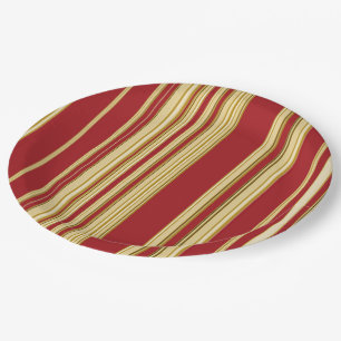Christmas Stripes-5-Paper Plates