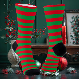 Christmas Stripes Socks