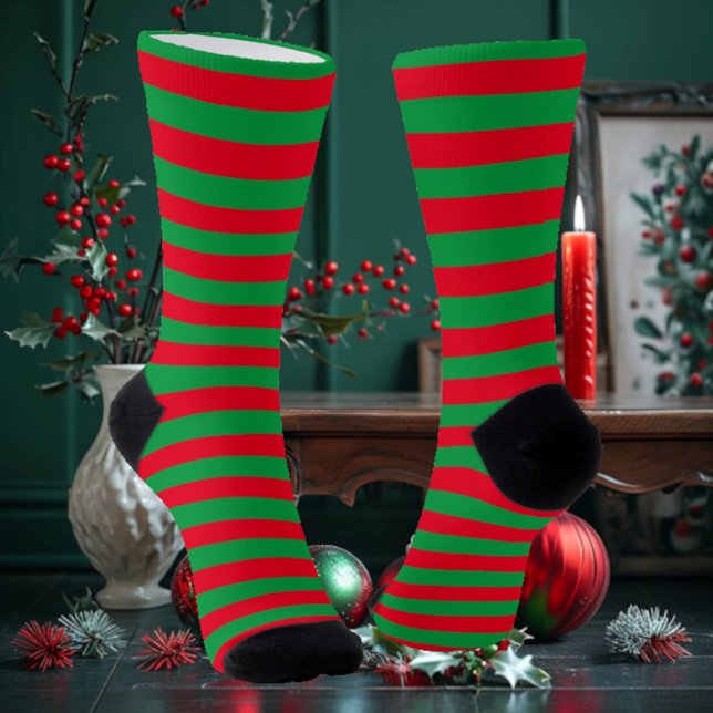 Christmas Stripes Socks (Creator Uploaded)