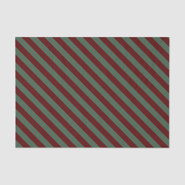 Christmas Stripes Tissue Paper (Front)