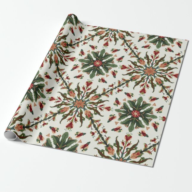 Christmas-style wrapping paper (Unrolled)
