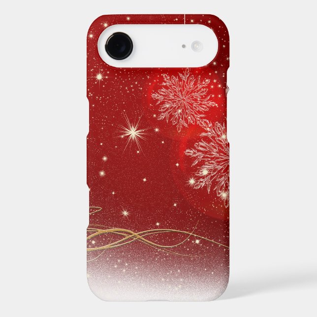 Christmas Stylish Shiny Glitter Sparkles Ornaments Case-Mate iPhone Case (Back)