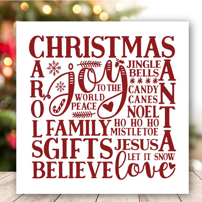 Christmas Subway Art | Fun Holiday Card (Creator Uploaded)