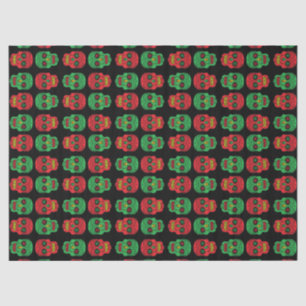 Christmas Sugar Skulls Tissue Paper