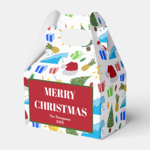 Christmas Summer Beach Holiday Favour Box