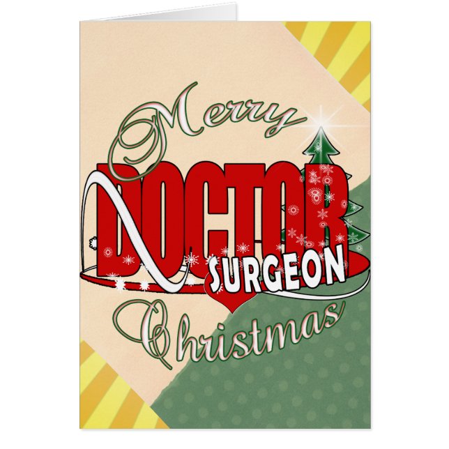 CHRISTMAS SURGEON DOCTOR (Front)