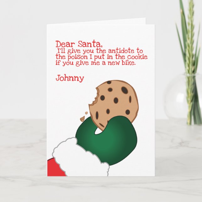 Christmas Surprise Holiday Card (Front)