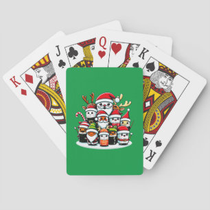 Christmas Sushi Festive Celebration Playing Cards