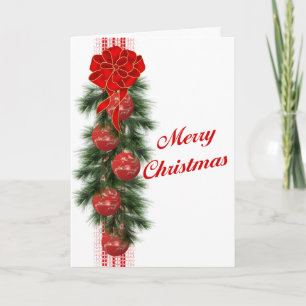 Christmas Swag Holiday Card