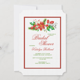 Christmas Swag Invitation