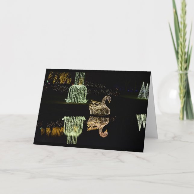 Christmas Swan 2 2016 Holiday Card (Front)