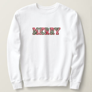 Christmas Sweater - College style, tartan