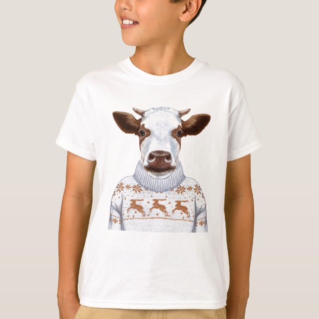 Christmas Sweater Cow (Front)