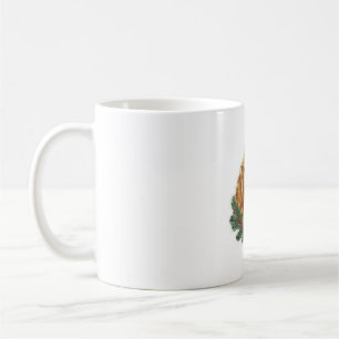 Christmas sweater Golden Retriever dog Santa Dog Coffee Mug