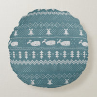 Christmas Sweater Knitted Pattern Whale Rustic