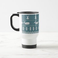 Christmas Sweater Knitted Pattern Whale Winter