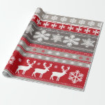 christmas sweater pattern wrapping paper<br><div class="desc">christmas sweater pattern wrapping paper</div>
