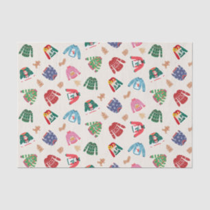 Christmas Sweaters and Gingerbread Cookies  Tissue Paper