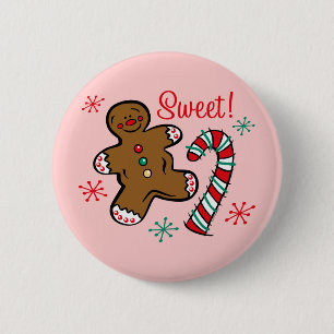 Christmas Sweet 6 Cm Round Badge
