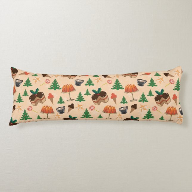 Christmas sweets body cushion (Front)