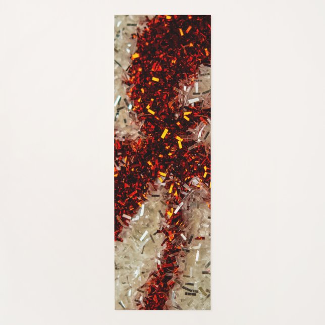 Christmas Swirl Yoga Mat (Front)