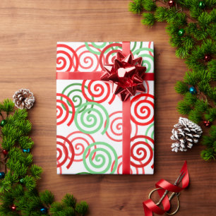Christmas Swirls Wrapping Paper