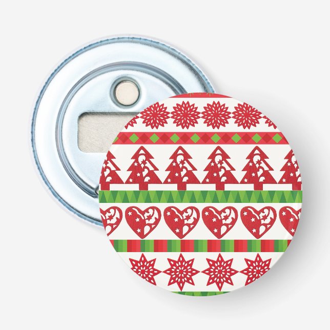 Christmas symbols bottle opener (Front)