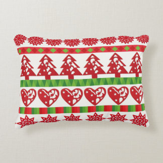 Christmas symbols decorative cushion