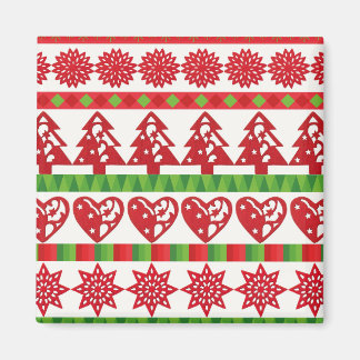 Christmas symbols magnet