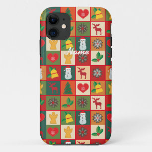 Christmas Symbols Medley Art Thunder_Cove Case-Mate iPhone Case