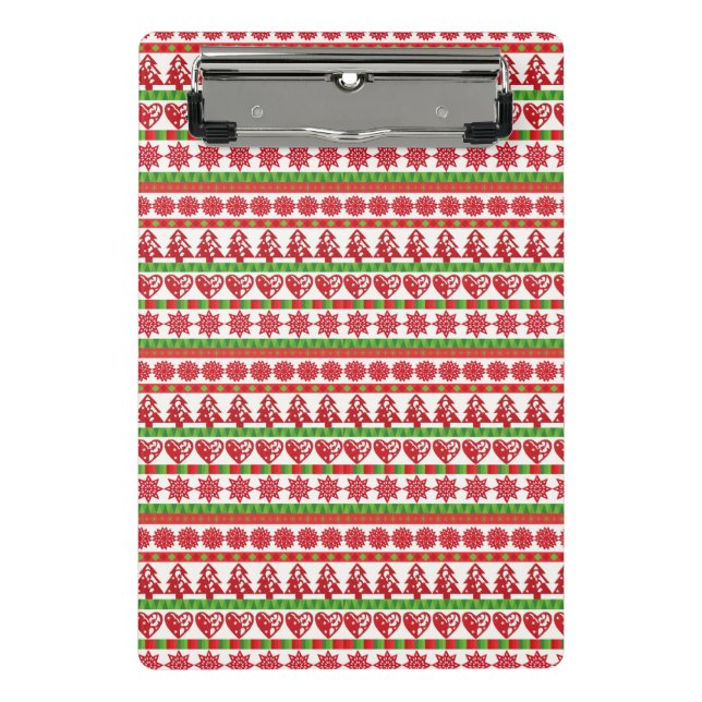 Christmas symbols mini clipboard (Front)