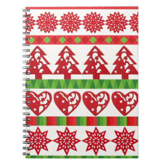 Christmas symbols notebook
