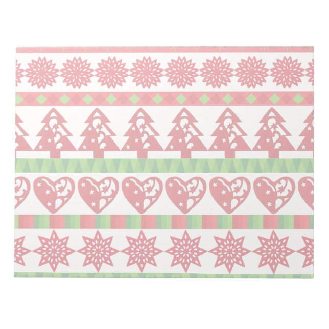 Christmas symbols notepad (Front)