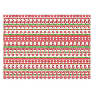 Christmas symbols tablecloth
