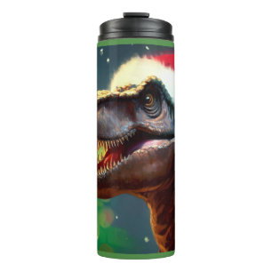 Christmas T-Rex 2 Thermal Tumbler
