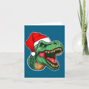 Christmas T-rex  Card