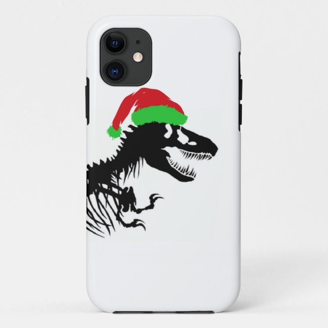 Christmas T-Rex Case-Mate iPhone Case (Back)