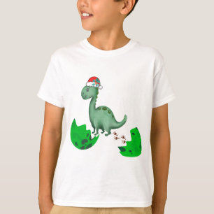 Christmas T-Rex Dinosaur Kids Christmas T-Shirt