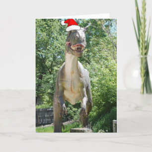 Christmas T-Rex Holiday Card
