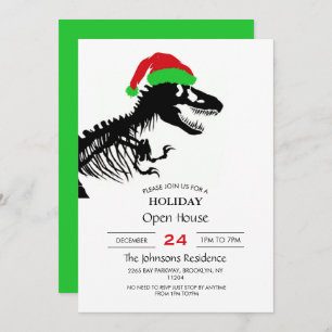 Christmas T-Rex            Invitation