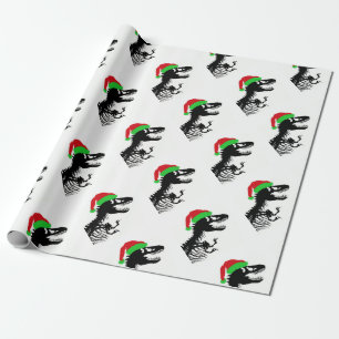 Christmas T-Rex Wrapping Paper