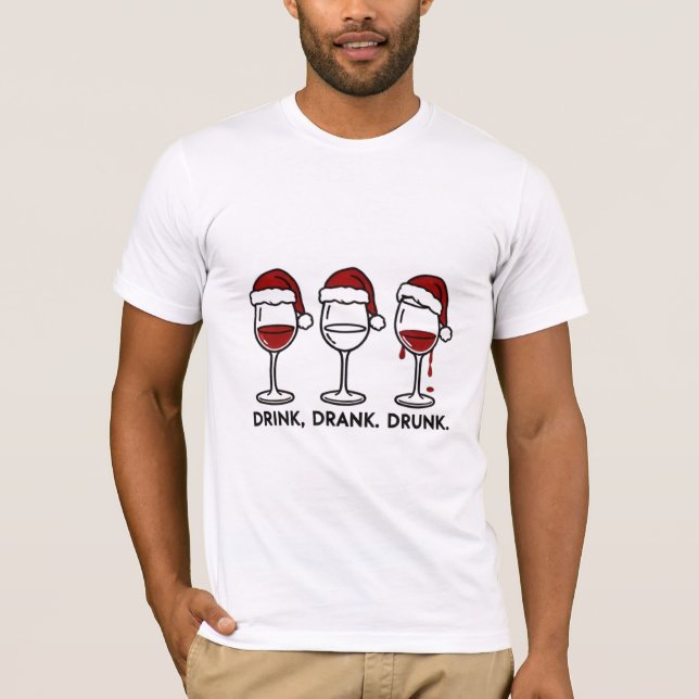 Christmas T-Shirt – Funny Holiday Party Tee" (Front)