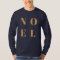 Christmas T-Shirt | Holiday Noel Gold on Black