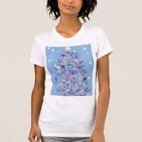 Christmas T-Shirt with Beautiful Christmas Tree